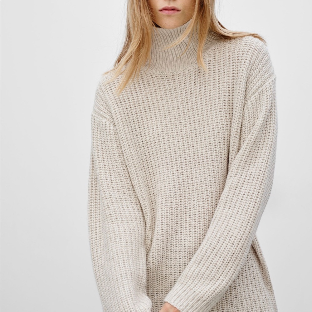 TNA turtleneck sweater, XXS